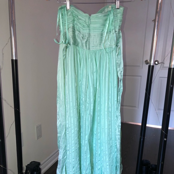 BCBG Alicia Silk Charmeuse Sash Gown - Picture 4 of 4